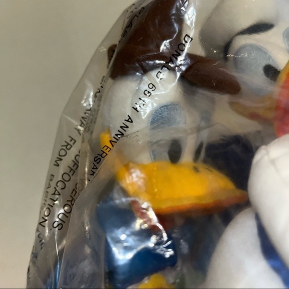 65TH Anniversary Disney Donald‎ Duck Bean Bag Plush - Picture 9 of 14